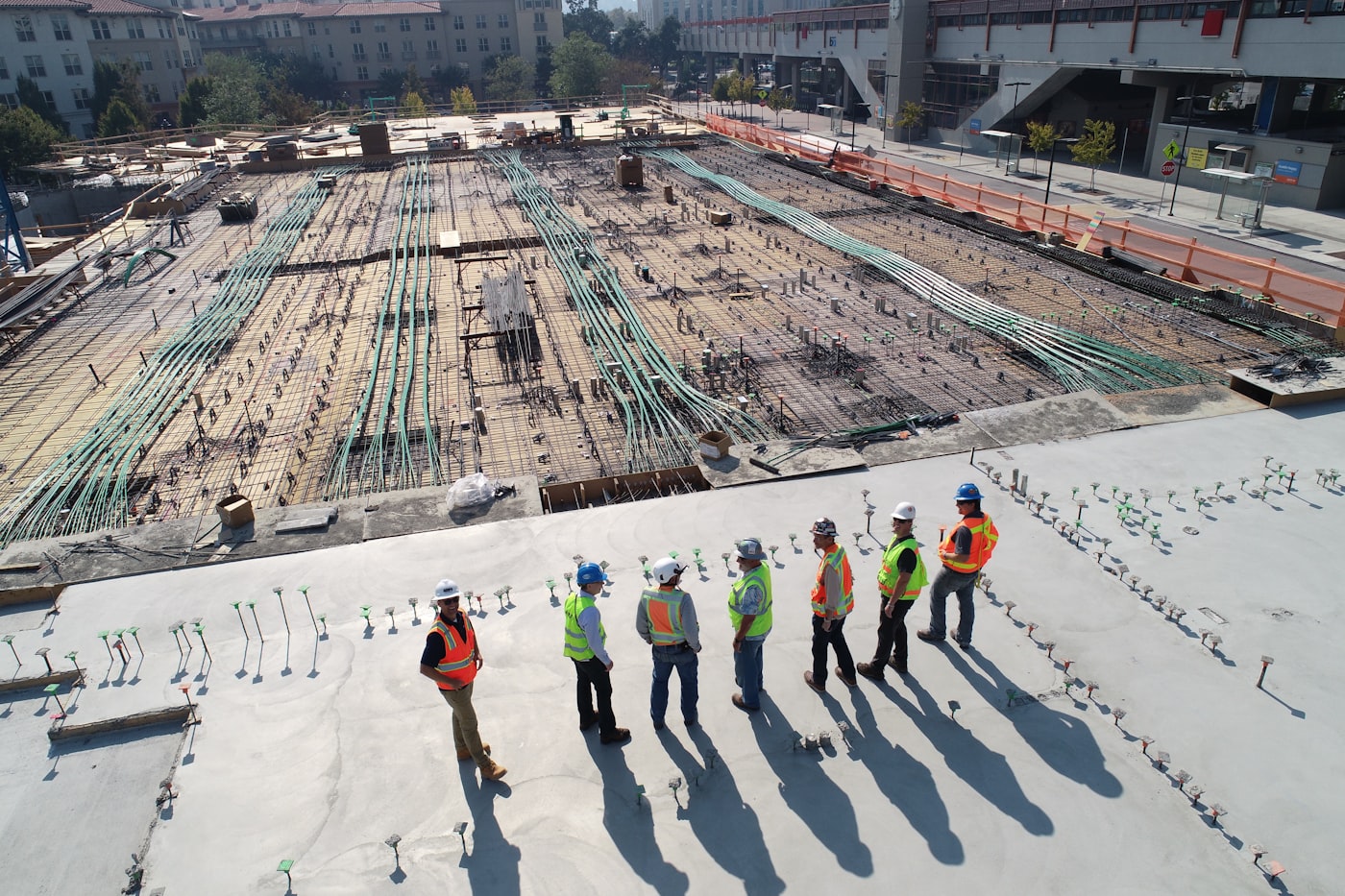 Residential construction site